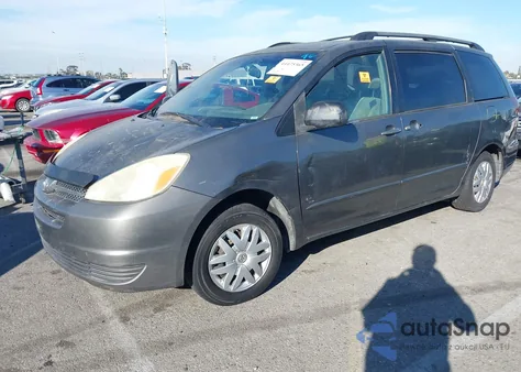 2005 Toyota Sienna Le из США, поврежденный, VIN 5TDZA23C35S295458